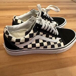 Vans checkered old skool black